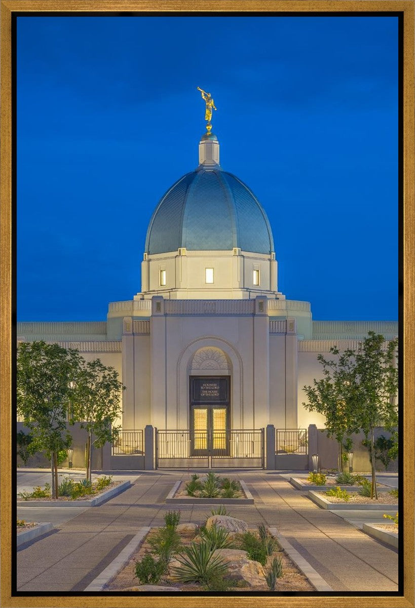 Tucson Blue Hour Vertical Gallery Wrap