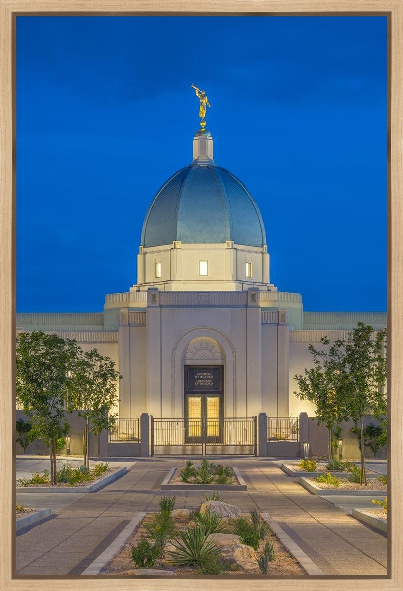 Tucson Blue Hour Vertical Gallery Wrap