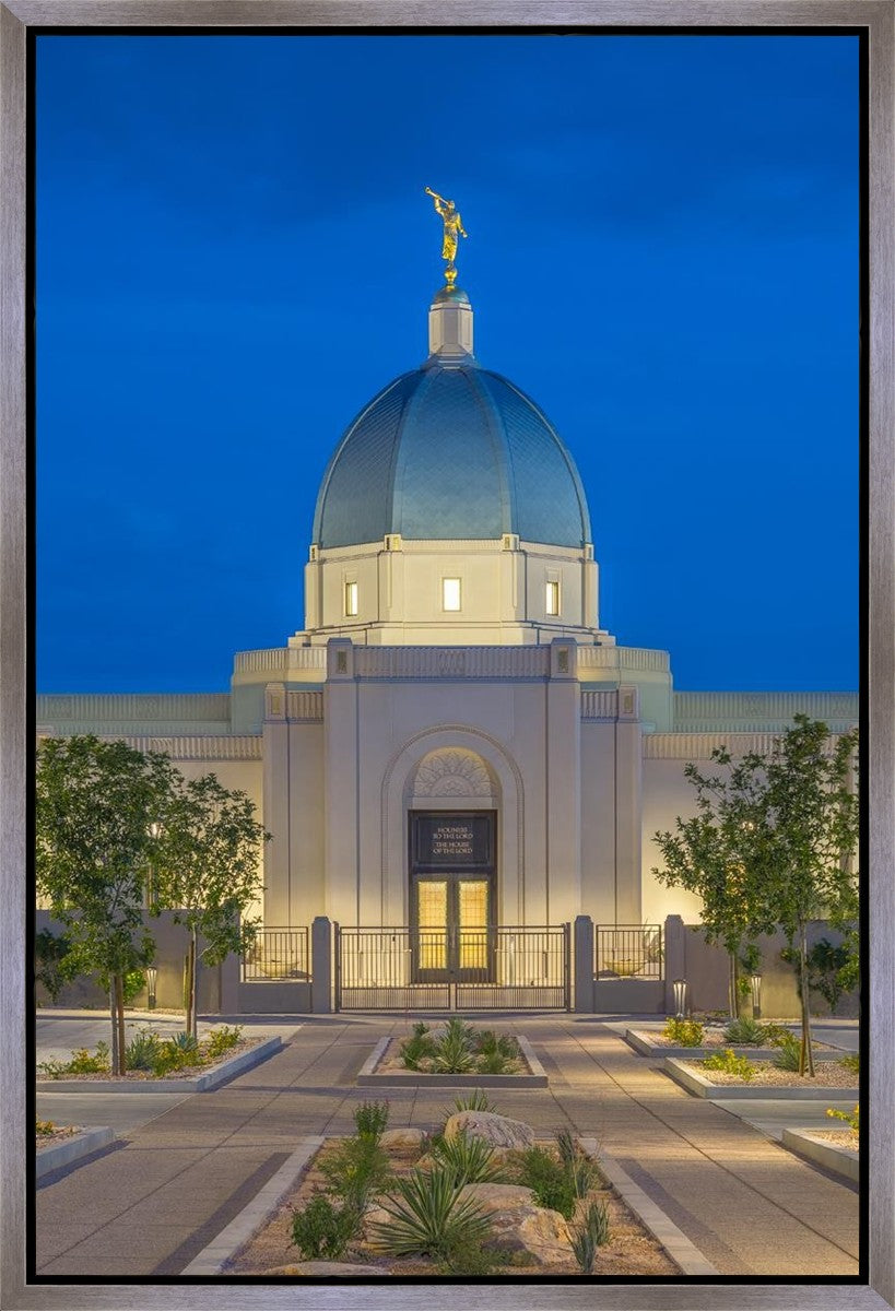 Tucson Blue Hour Vertical Gallery Wrap