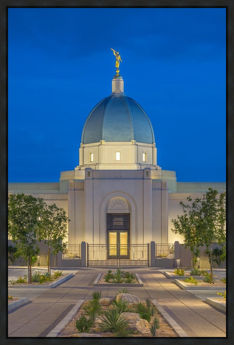 Tucson Blue Hour Vertical Gallery Wrap