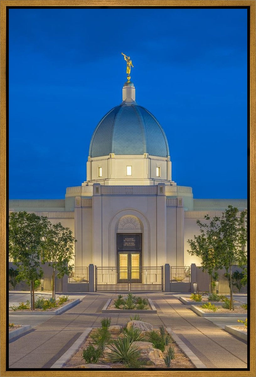 Tucson Blue Hour Vertical Gallery Wrap