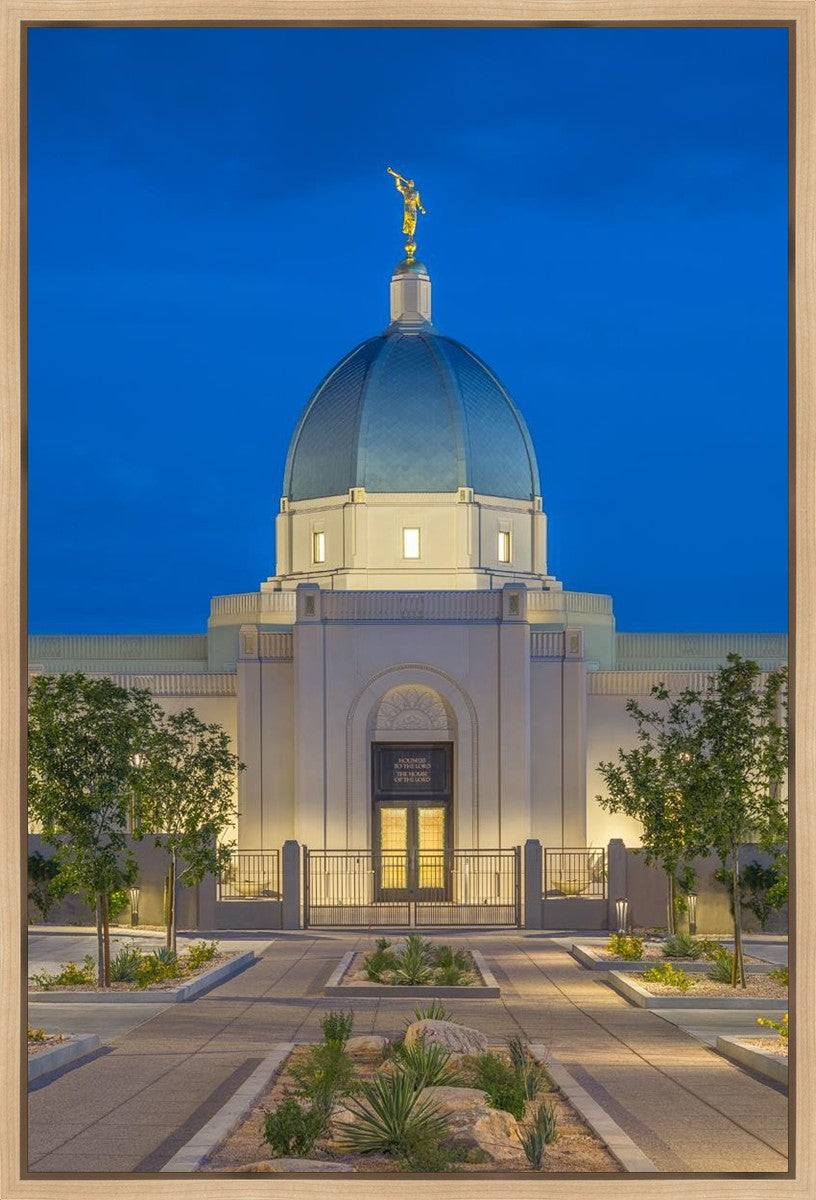 Tucson Blue Hour Vertical Gallery Wrap