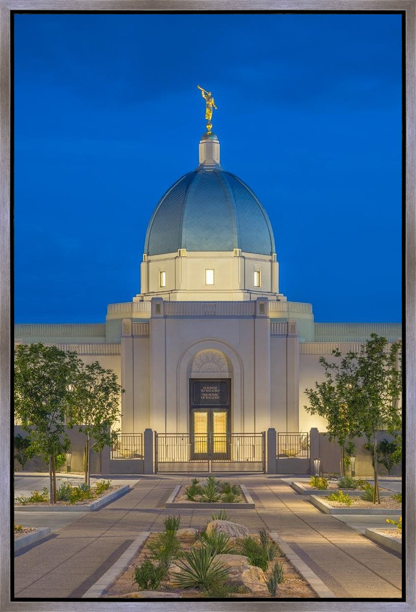 Tucson Blue Hour Vertical Gallery Wrap