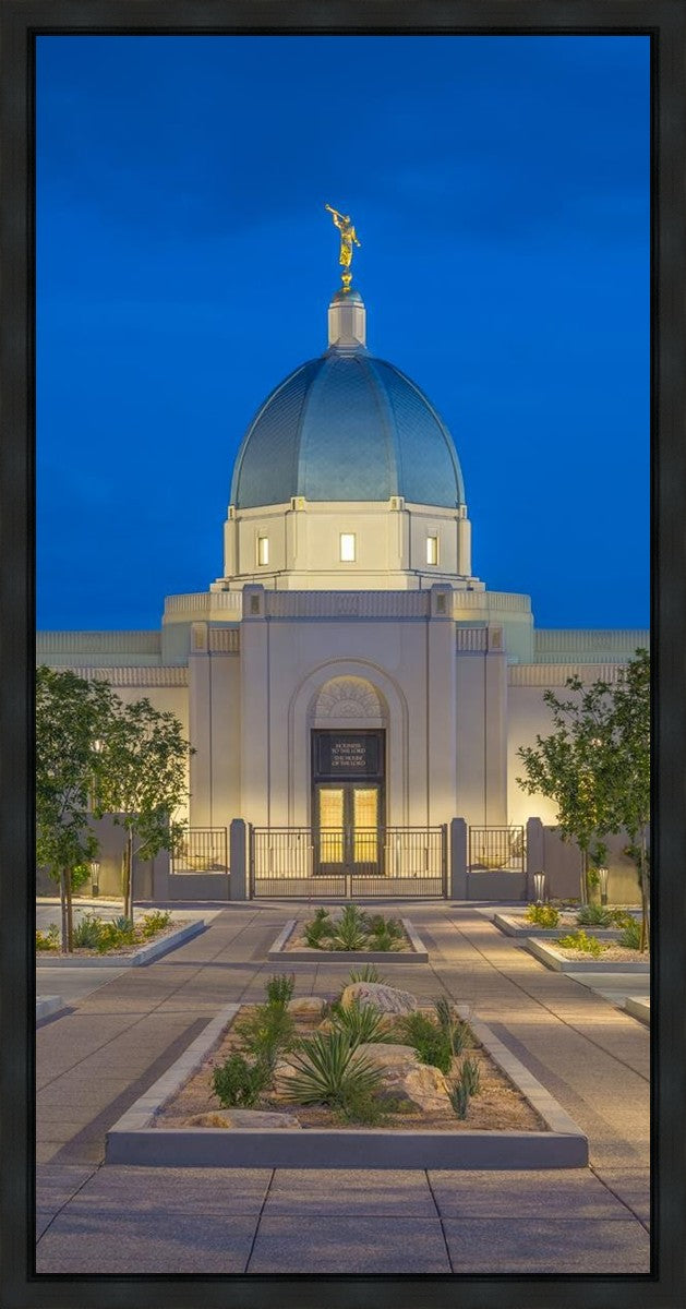 Tucson Blue Hour Vertical Gallery Wrap