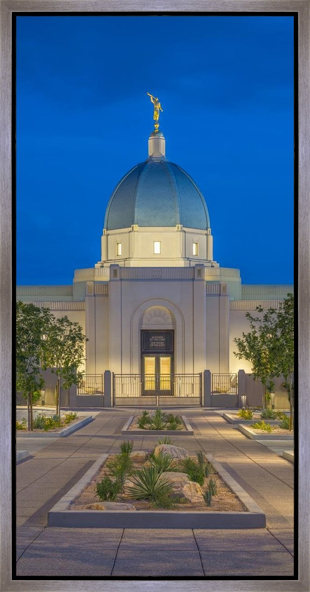 Tucson Blue Hour Vertical Gallery Wrap