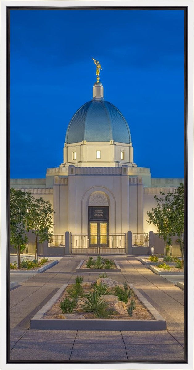 Tucson Blue Hour Vertical Gallery Wrap