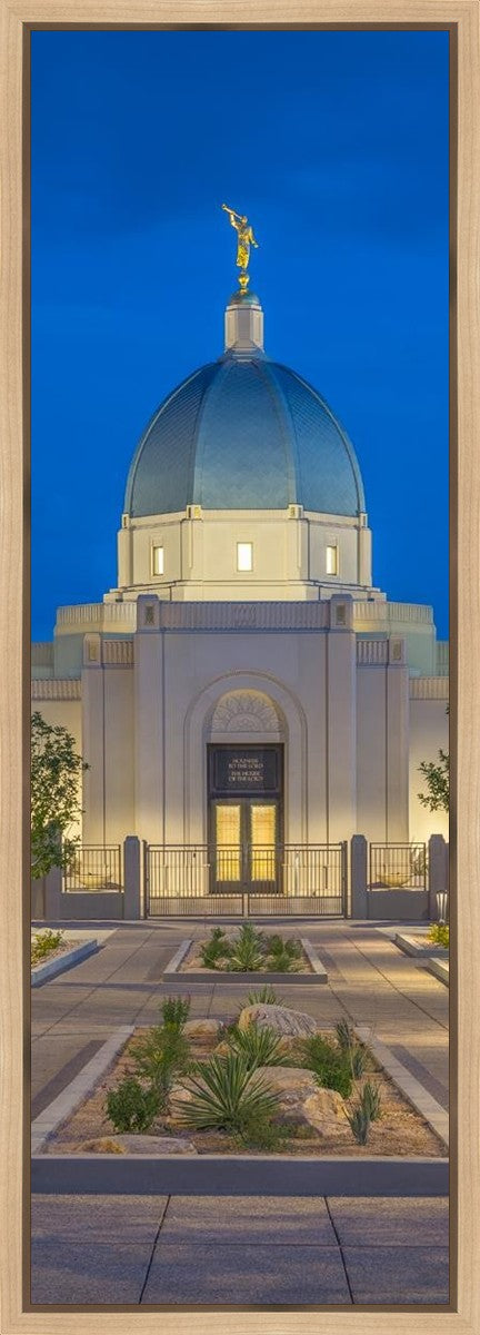 Tucson Blue Hour Vertical Gallery Wrap