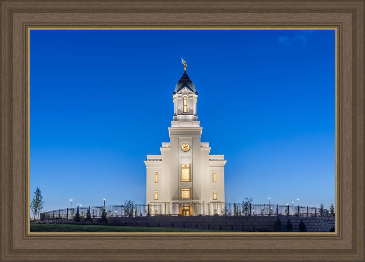 Cedar City Temple Blue Hour