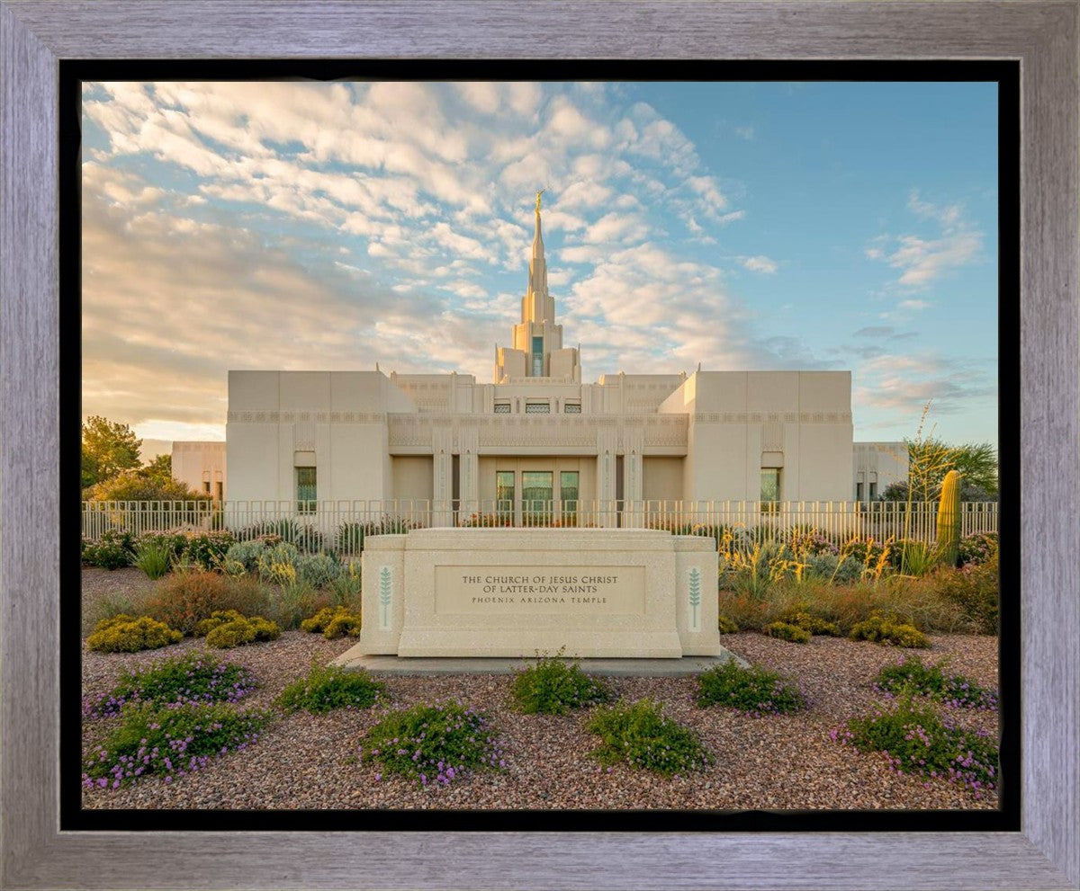 Phoenix Temple Golden Foundations Gallery Wrap