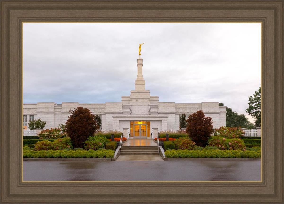 Detroit Temple After The Storm
