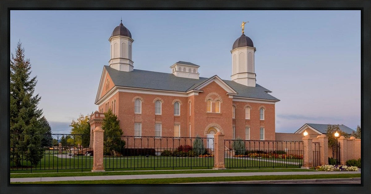 Vernal Temple Late Sunset Gallery Wrap