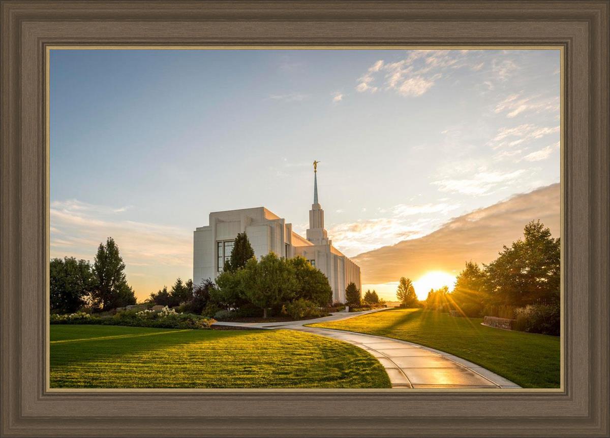 Twin Falls Temple Morning Light