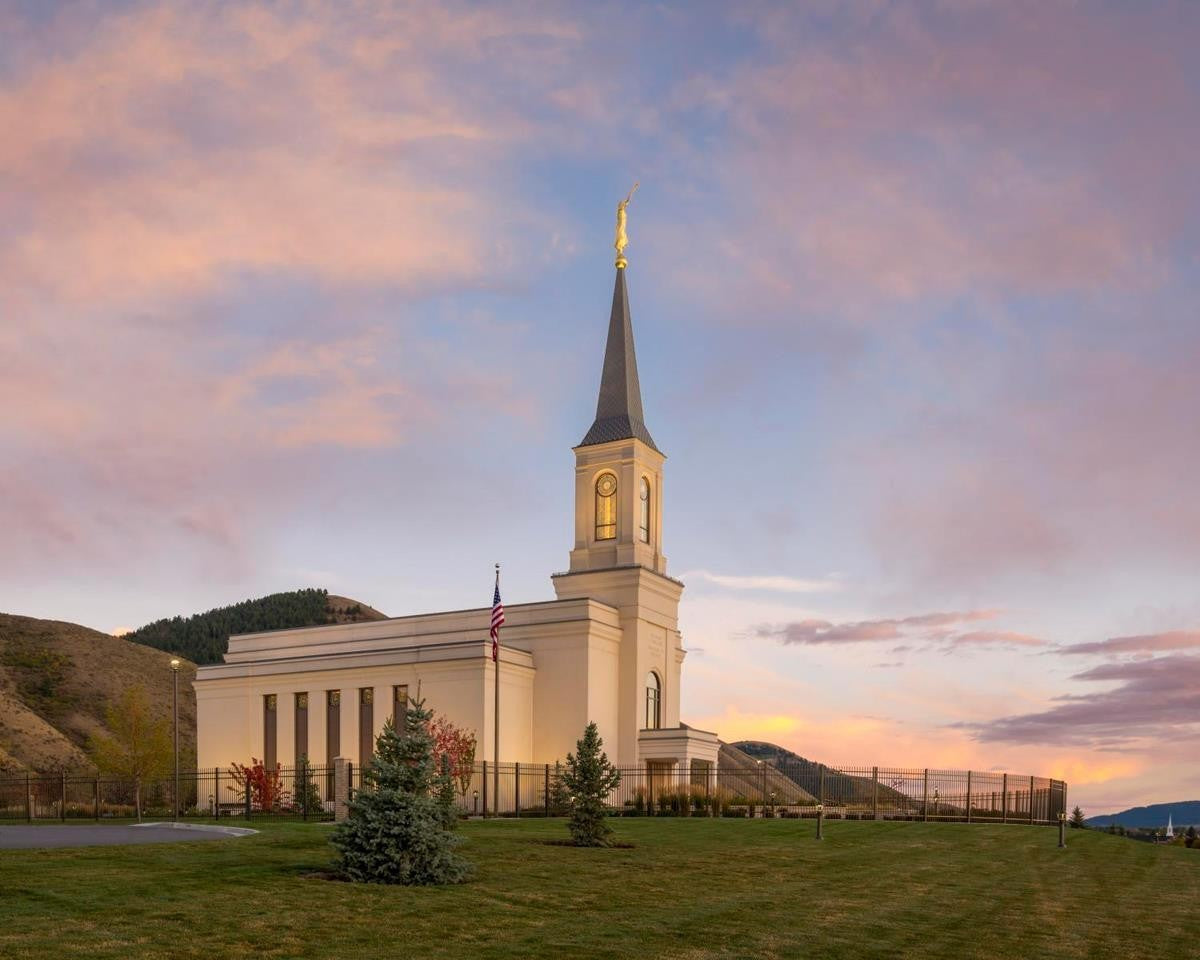 Star Valley Temple Peaceful Day Gallery Wrap