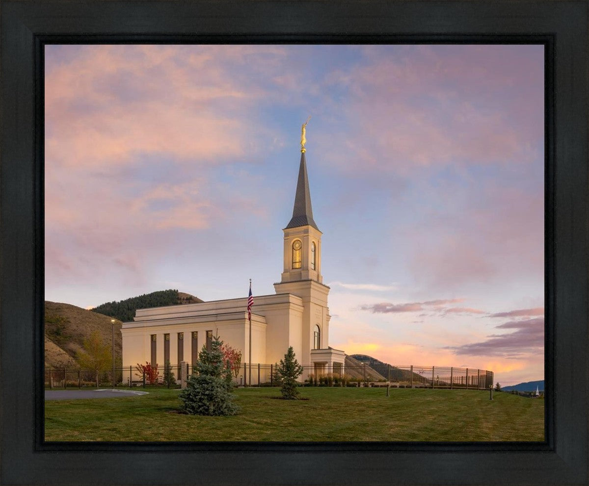 Star Valley Temple Peaceful Day Gallery Wrap