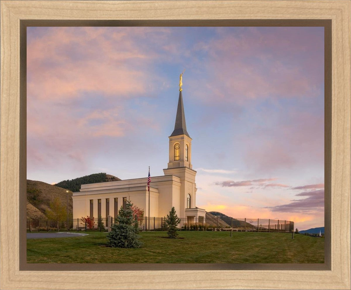 Star Valley Temple Peaceful Day Gallery Wrap