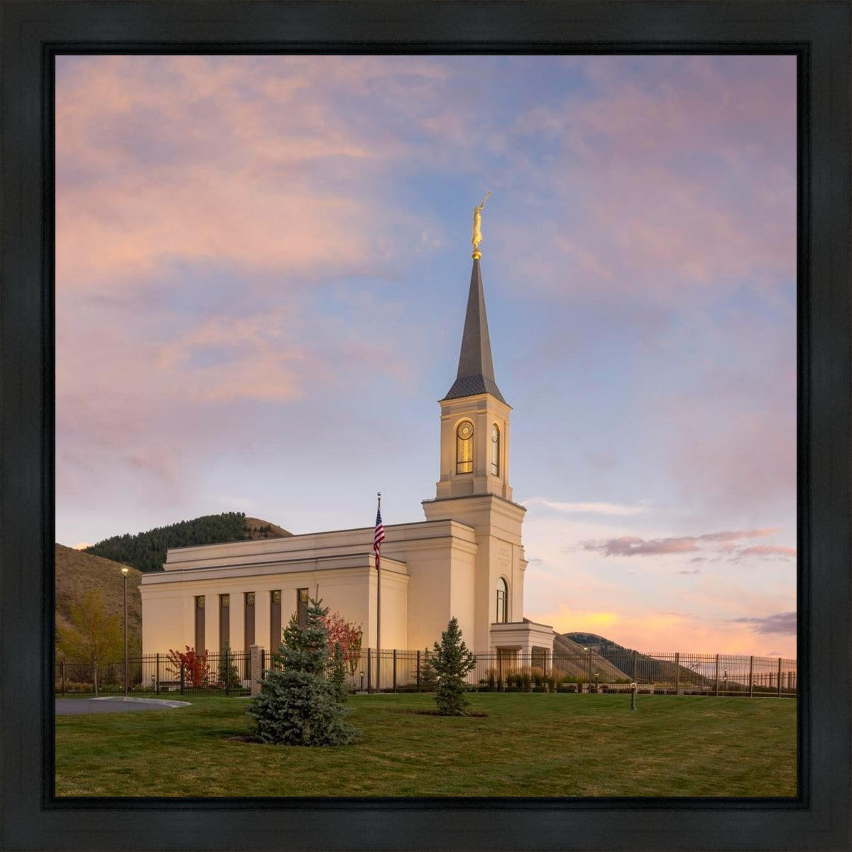 Star Valley Temple Peaceful Day Gallery Wrap