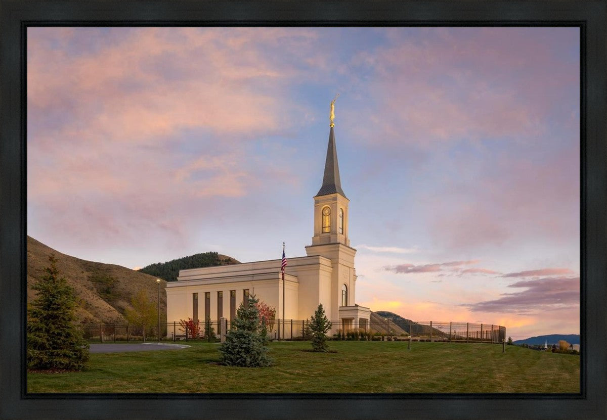 Star Valley Temple Peaceful Day Gallery Wrap