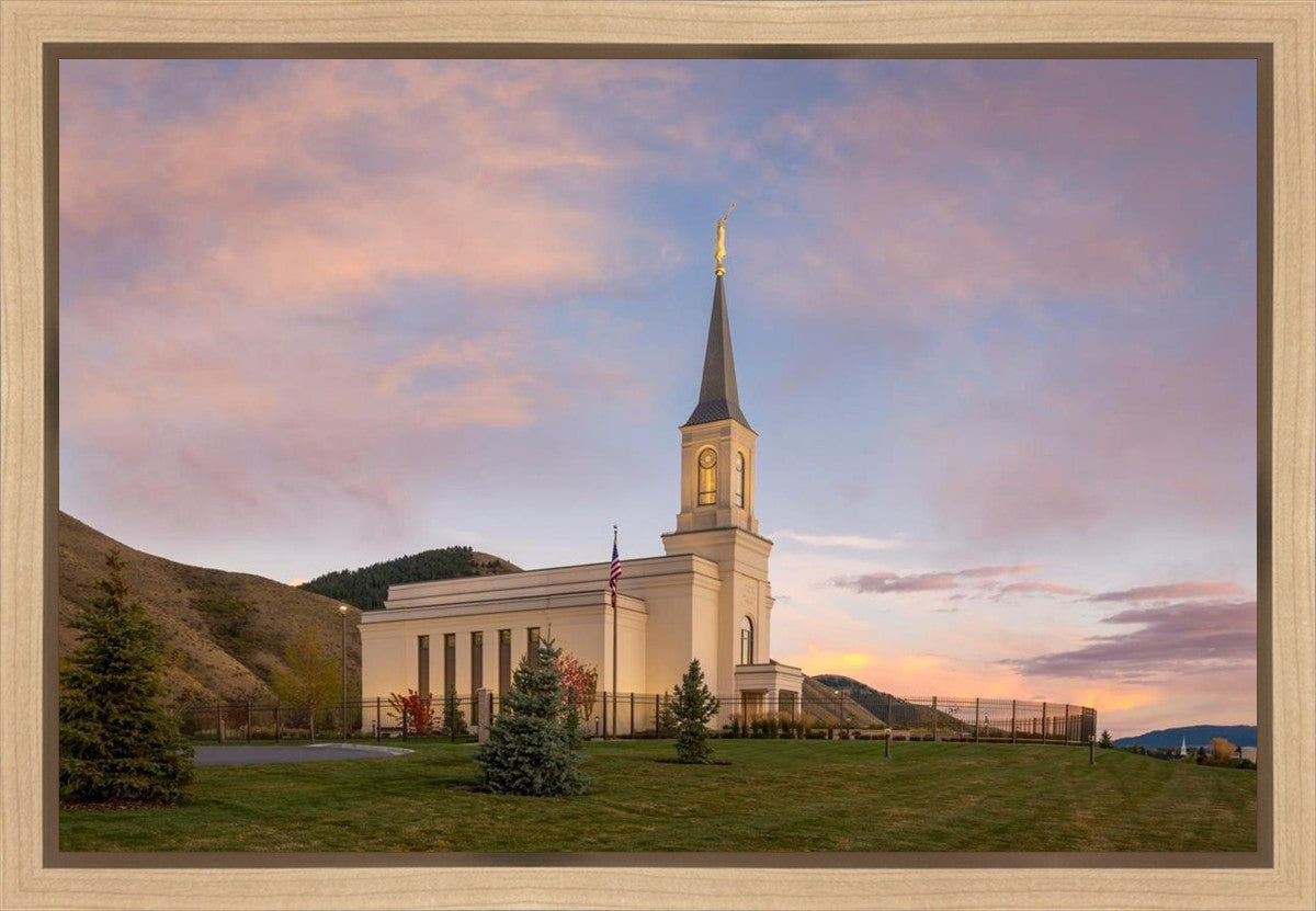 Star Valley Temple Peaceful Day Gallery Wrap