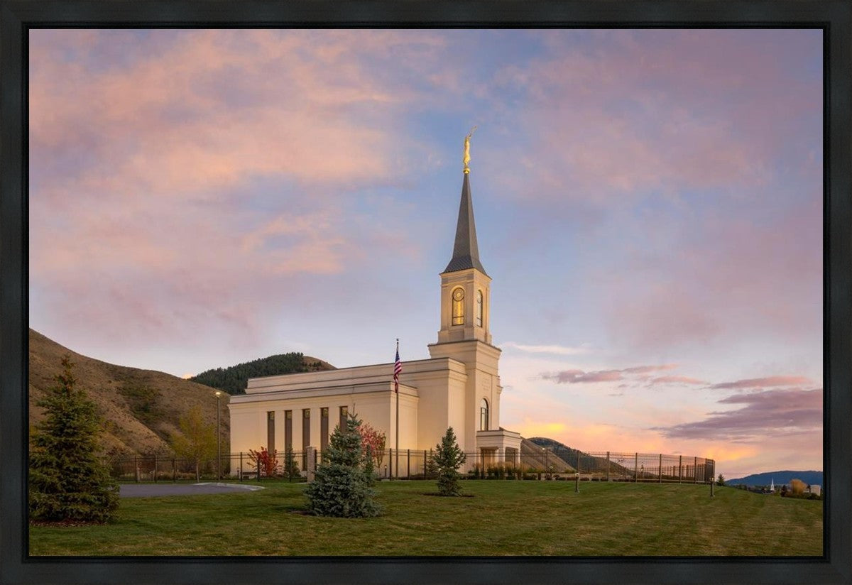 Star Valley Temple Peaceful Day Gallery Wrap