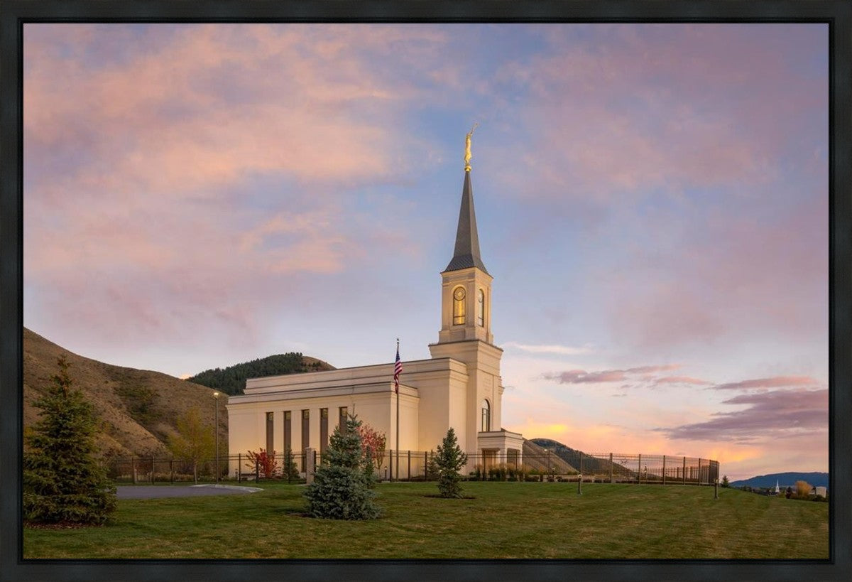 Star Valley Temple Peaceful Day Gallery Wrap