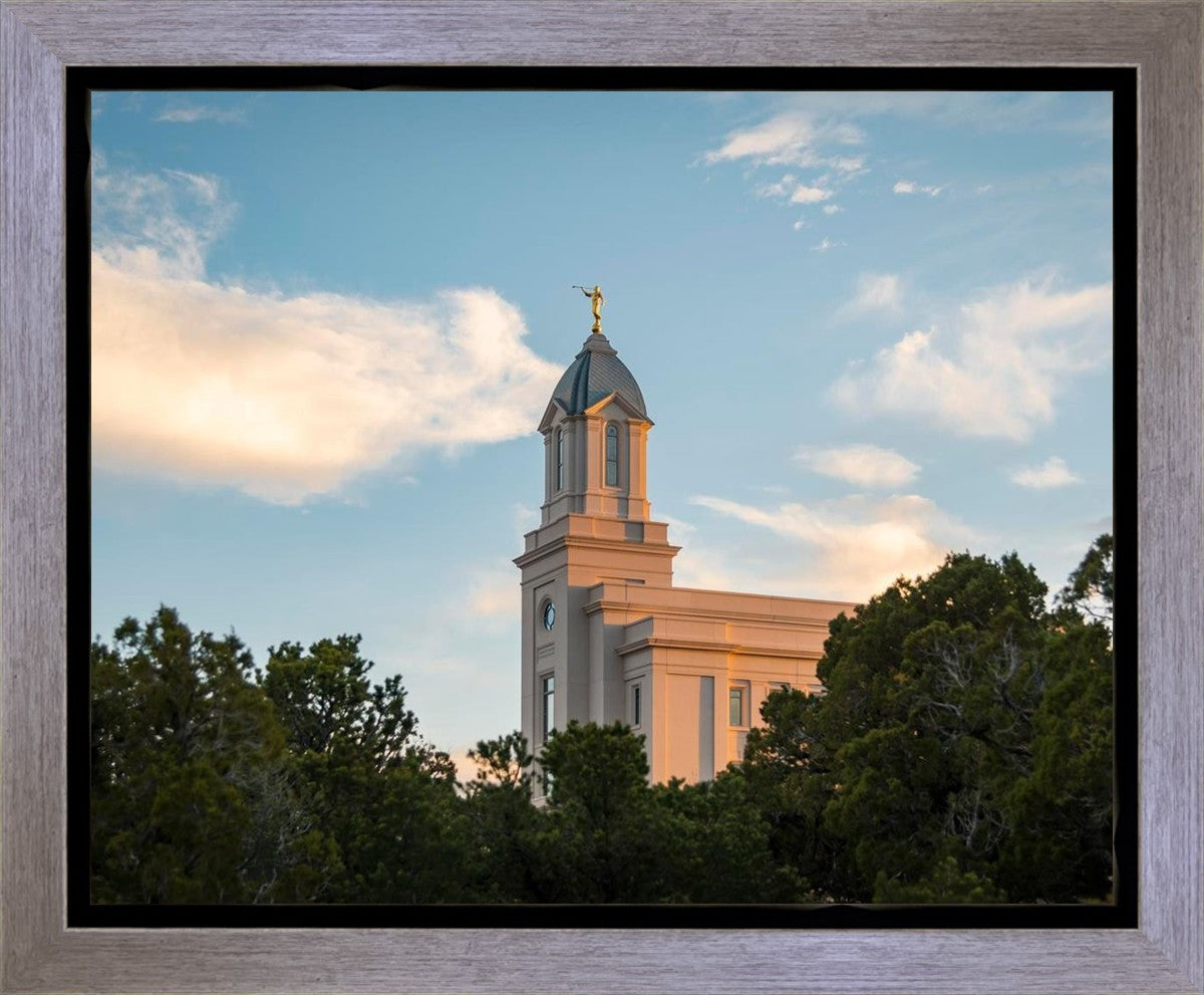 Cedar City Temple Juniper Gallery Wrap