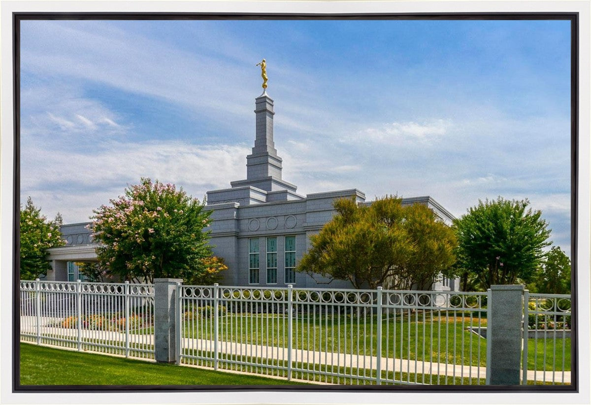 Fresno Temple Summer Afternoon Gallery Wrap