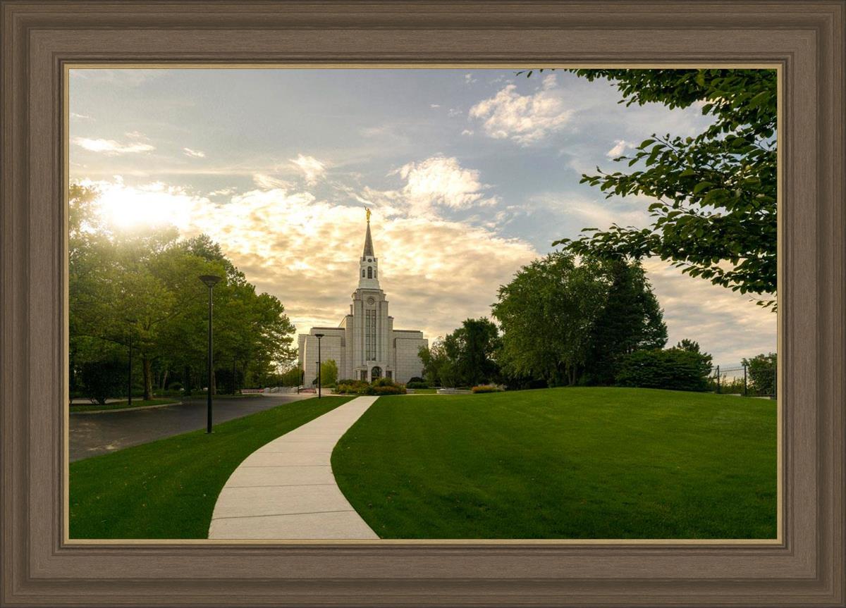 Boston Temple Summer Glow