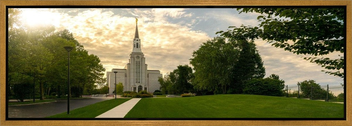 Boston Temple Summer Glow