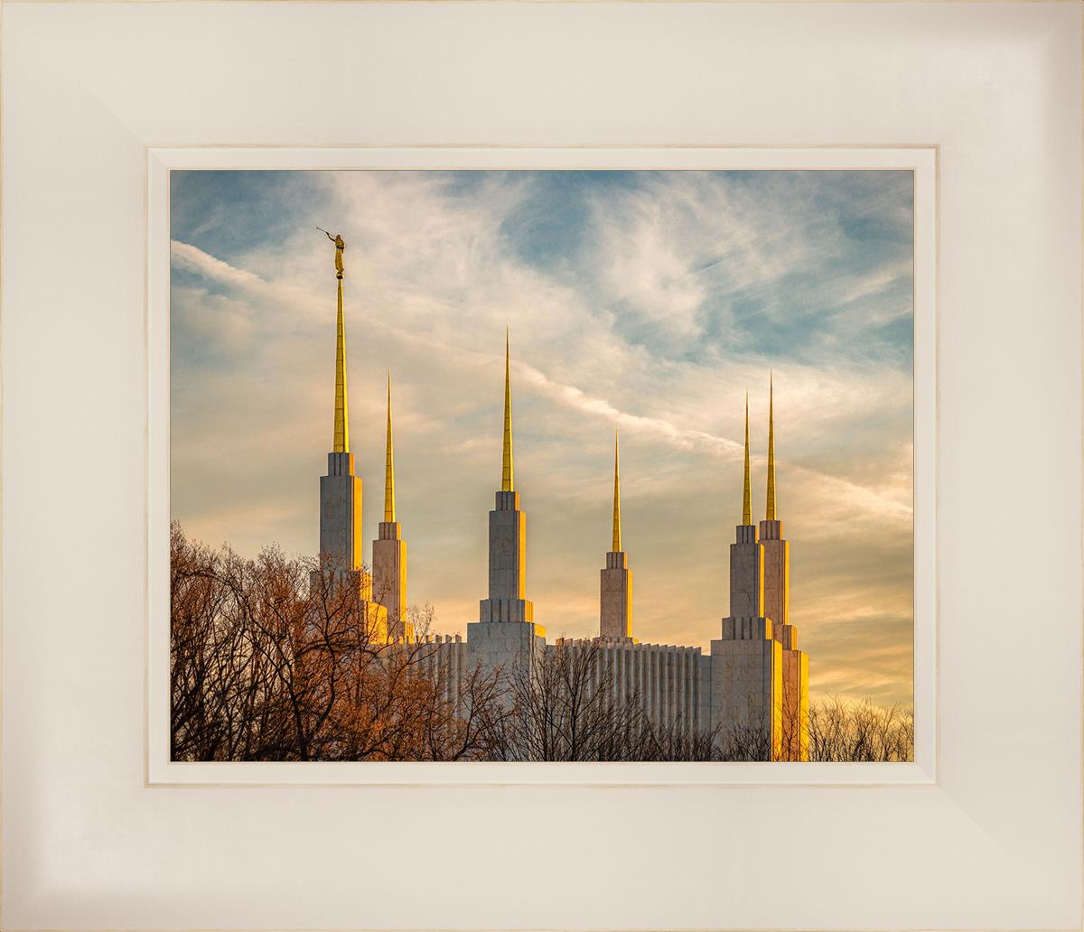 Golden Hour Washington DC Temple