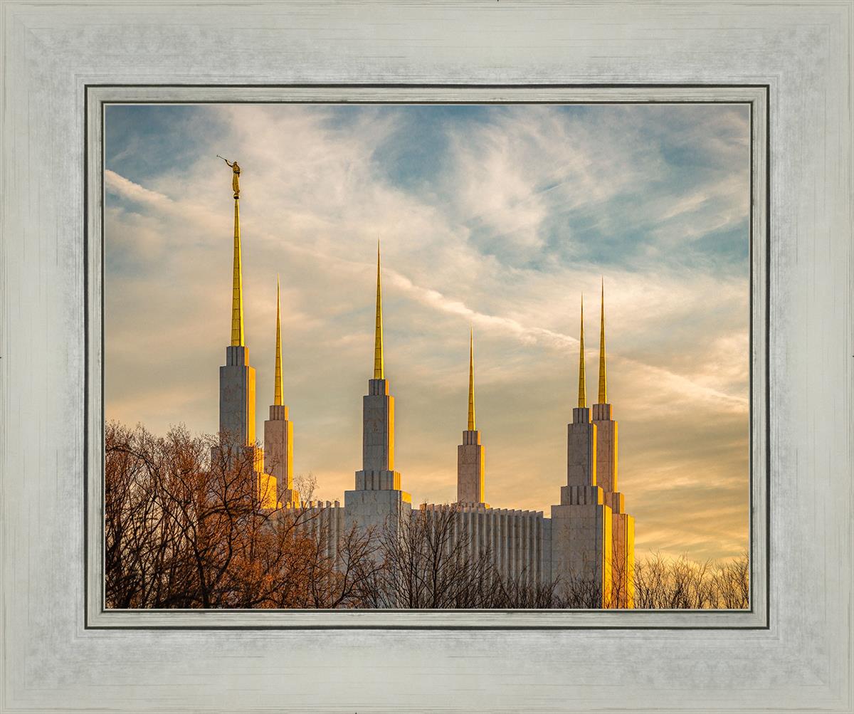 Golden Hour Washington DC Temple