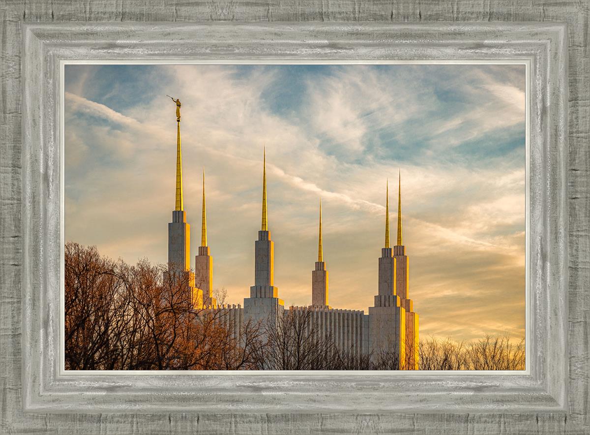 Golden Hour Washington DC Temple