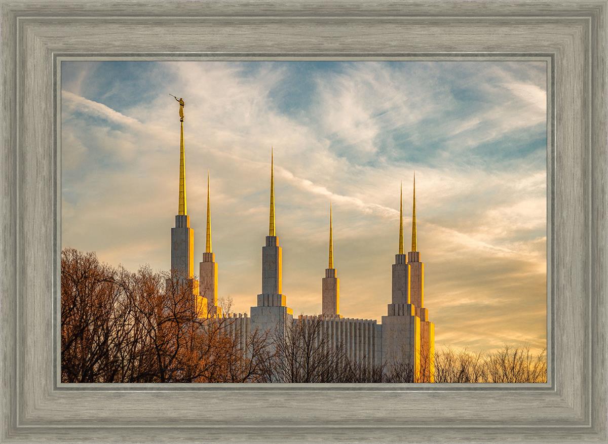 Golden Hour Washington DC Temple