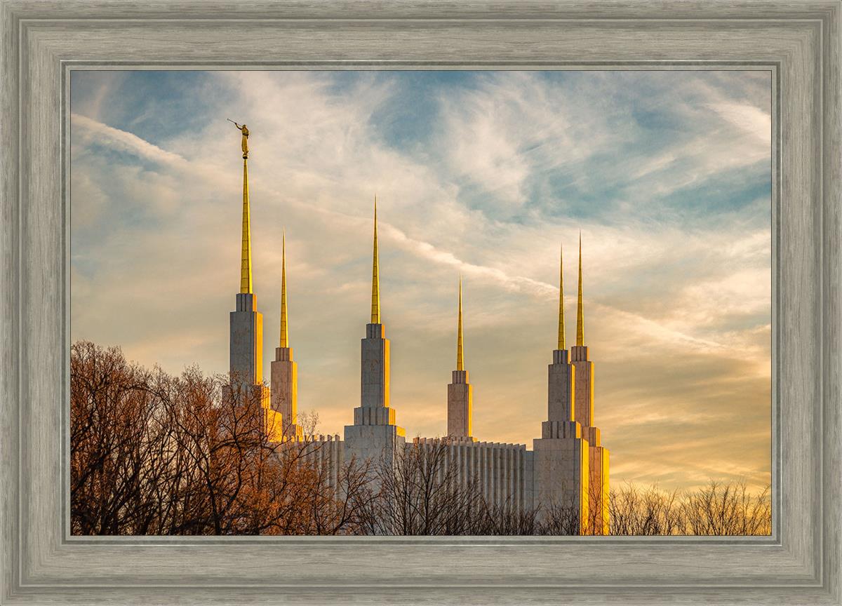 Golden Hour Washington DC Temple
