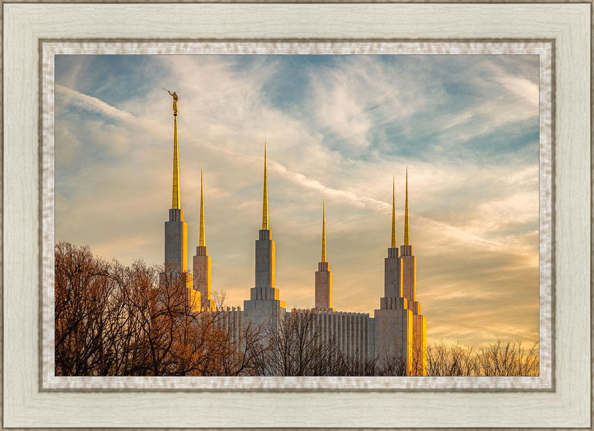 Golden Hour Washington DC Temple