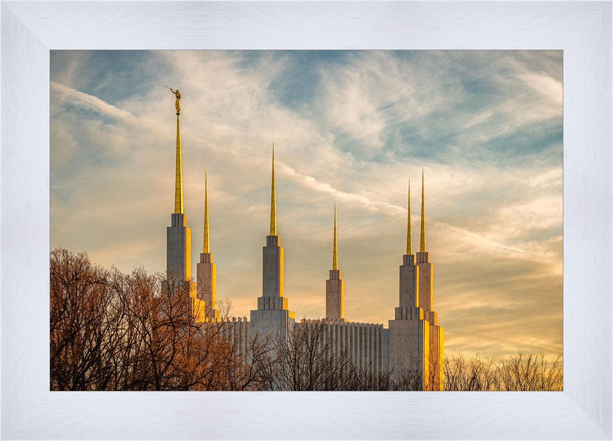 Golden Hour Washington DC Temple