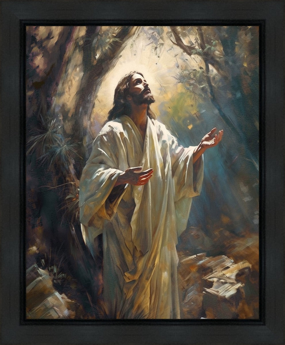 Jesus Prays in the Garden of Gethsemane Gallery Wrap