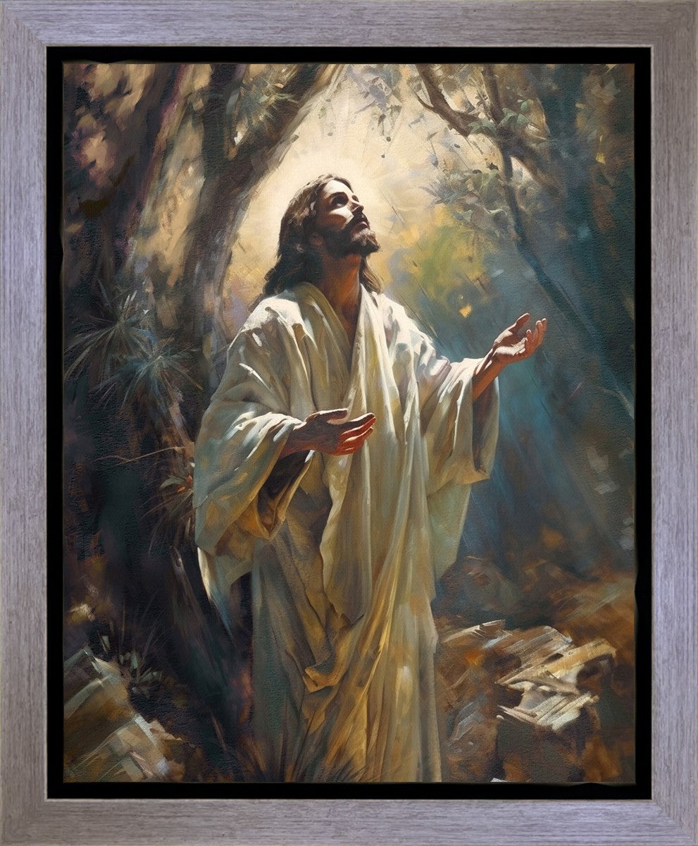 Jesus Prays in the Garden of Gethsemane Gallery Wrap