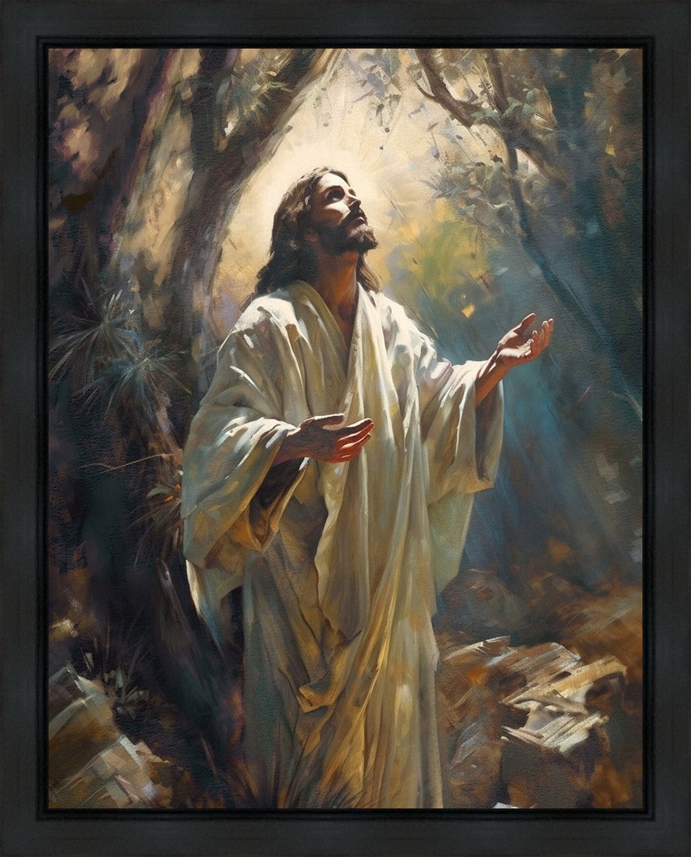 Jesus Prays in the Garden of Gethsemane Gallery Wrap
