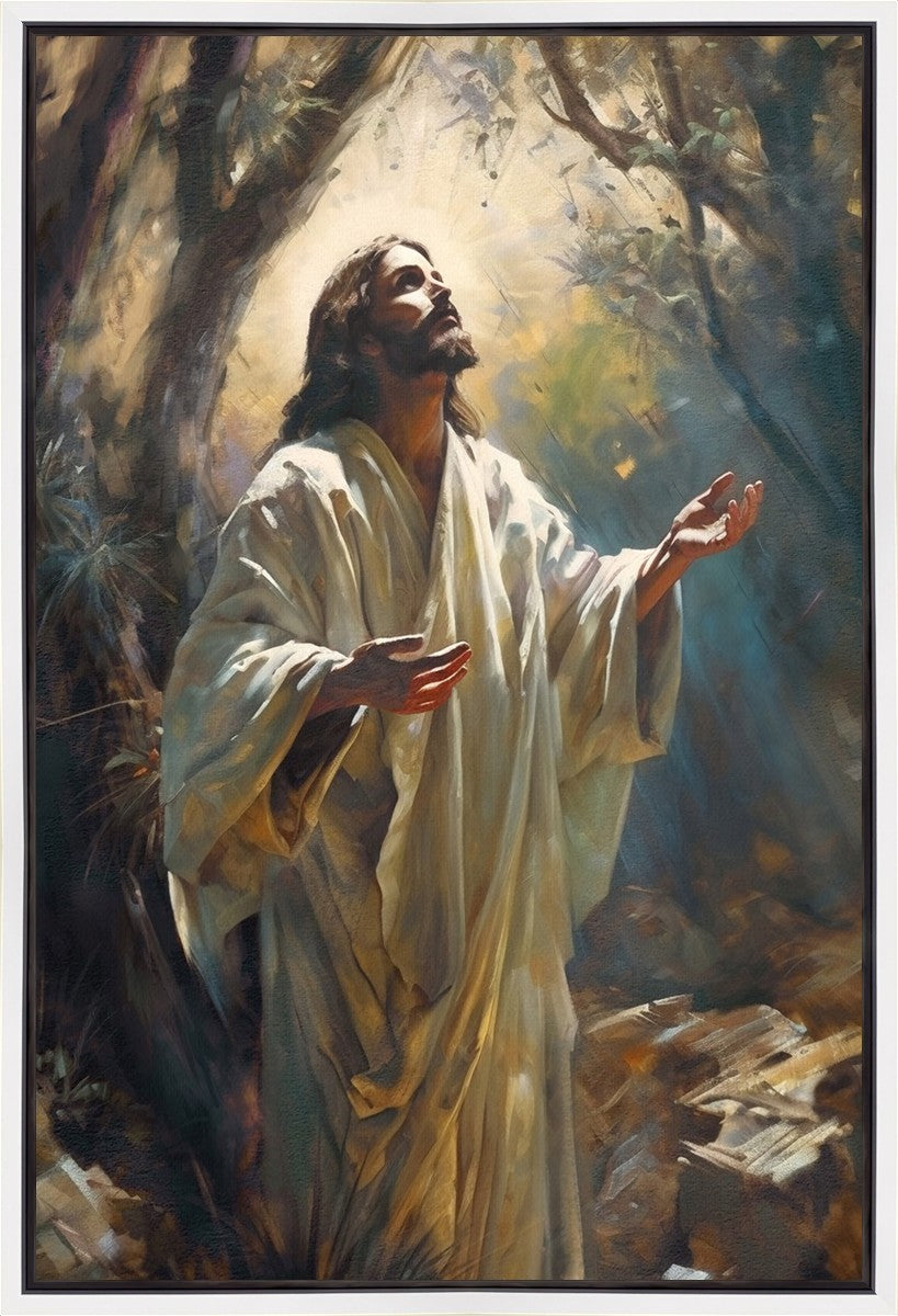 Jesus Prays in the Garden of Gethsemane Gallery Wrap