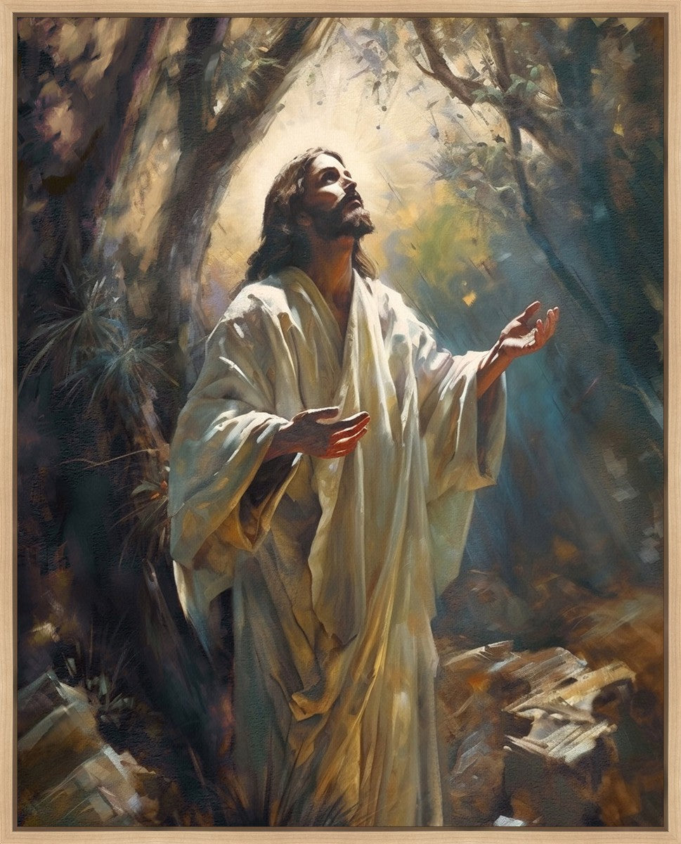 Jesus Prays in the Garden of Gethsemane Gallery Wrap