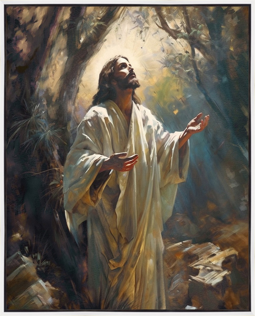 Jesus Prays in the Garden of Gethsemane Gallery Wrap