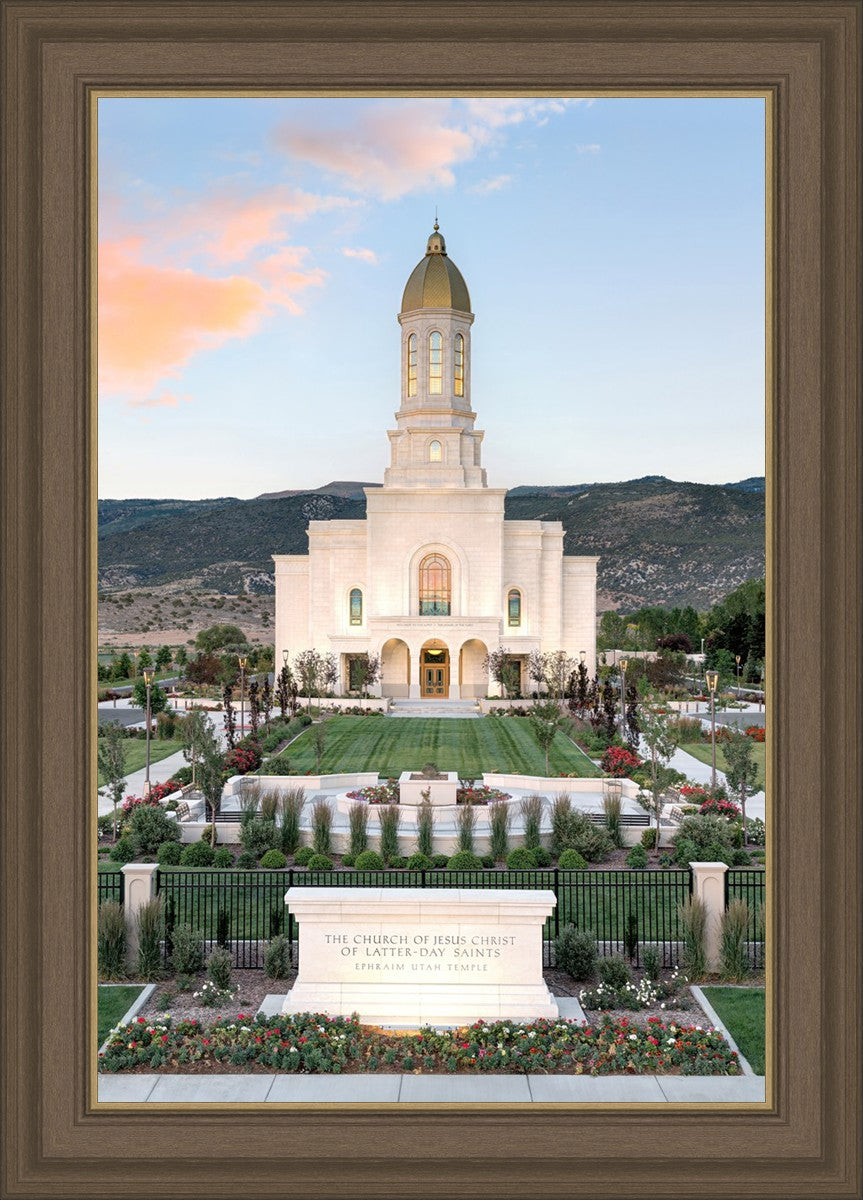 Ephraim Utah at Sunset