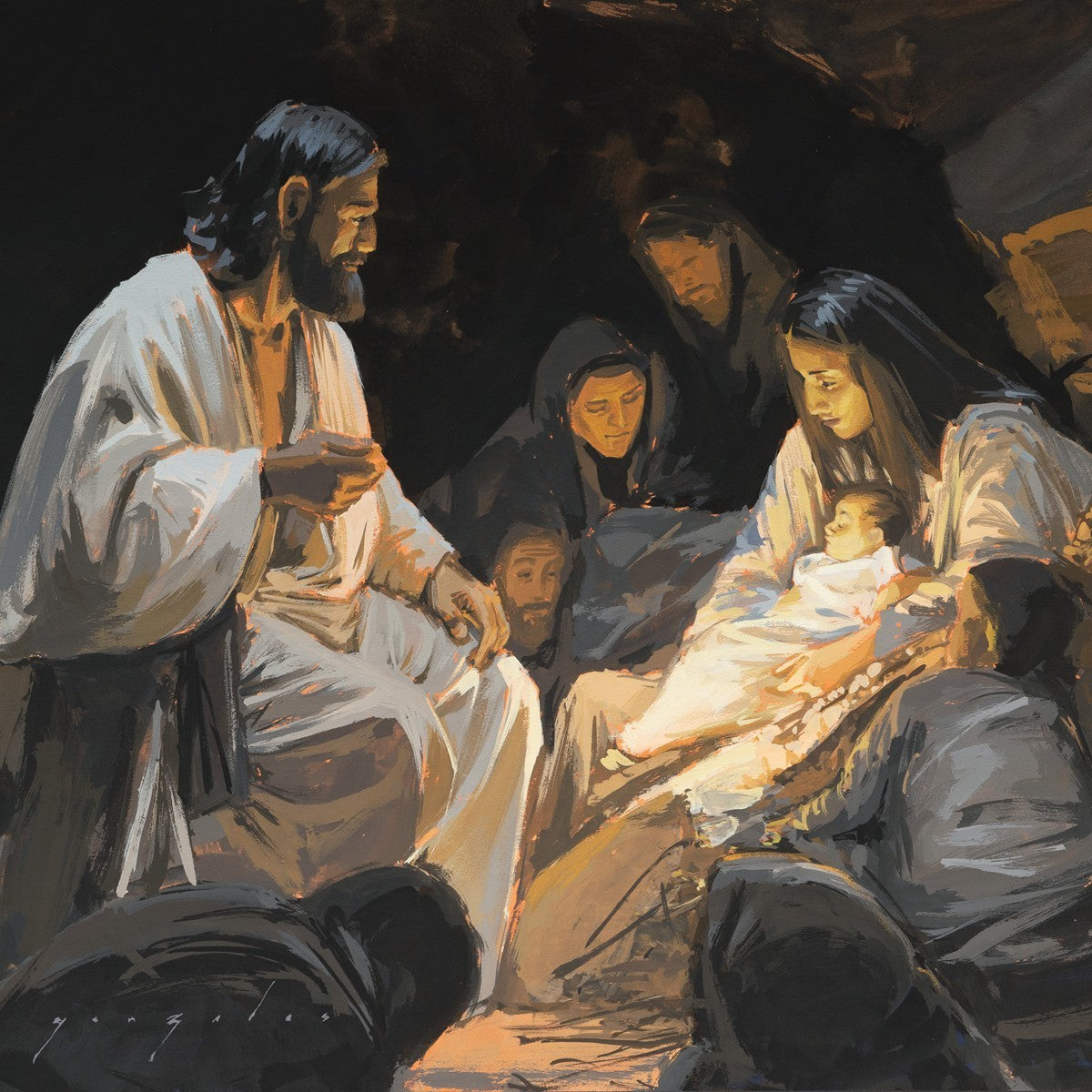 Nativity's Light Gallery Wrap