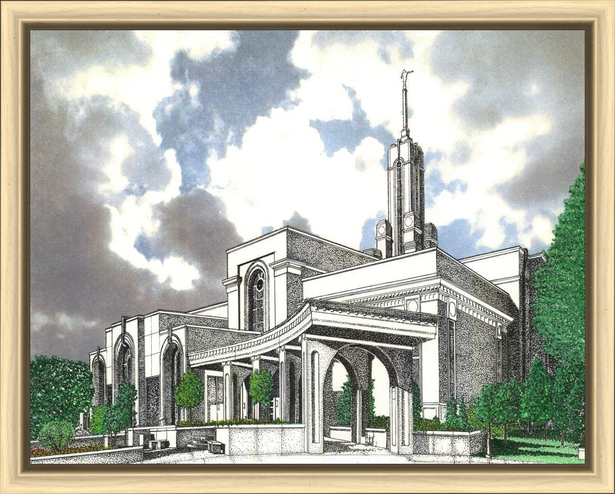 Mt. Timpanogos Temple - Entry View