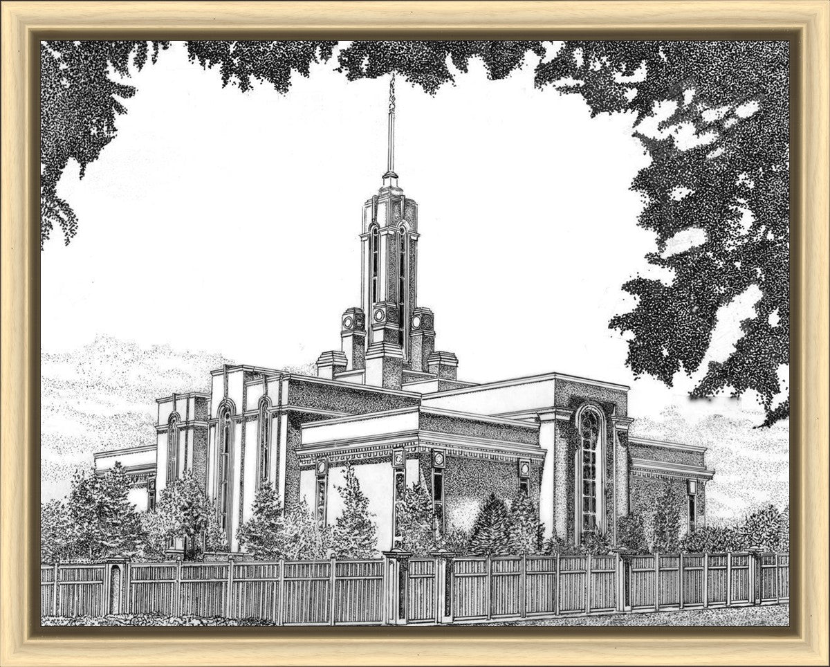 Mt. Timpanogos Temple - South View