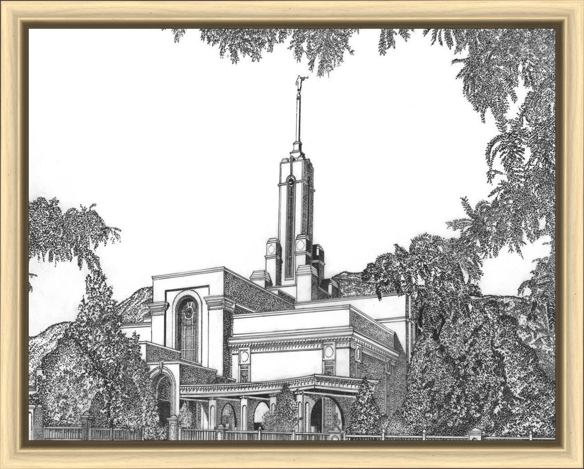 Mt. Timpanogos Temple - West View