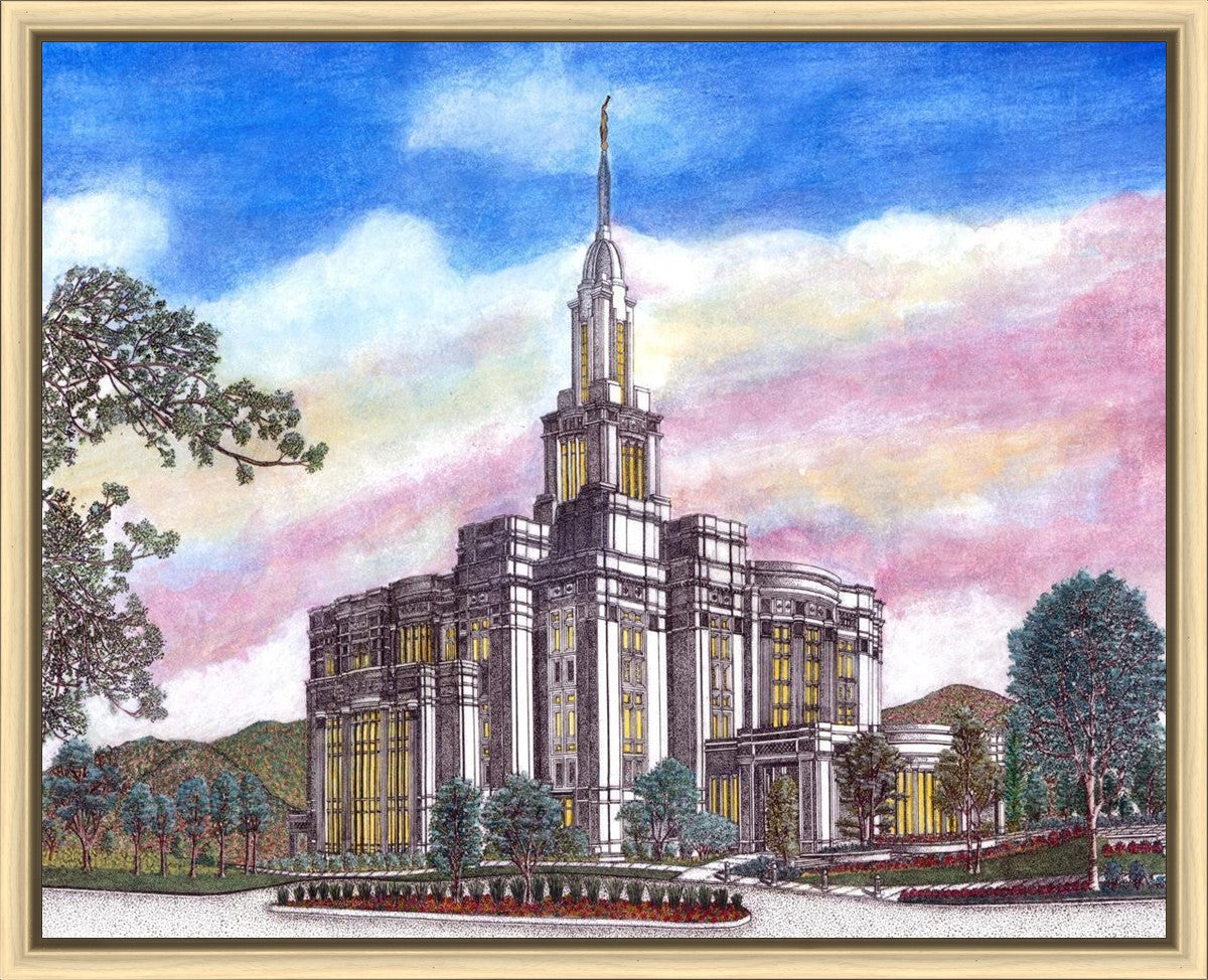 Payson Utah Temple - Color
