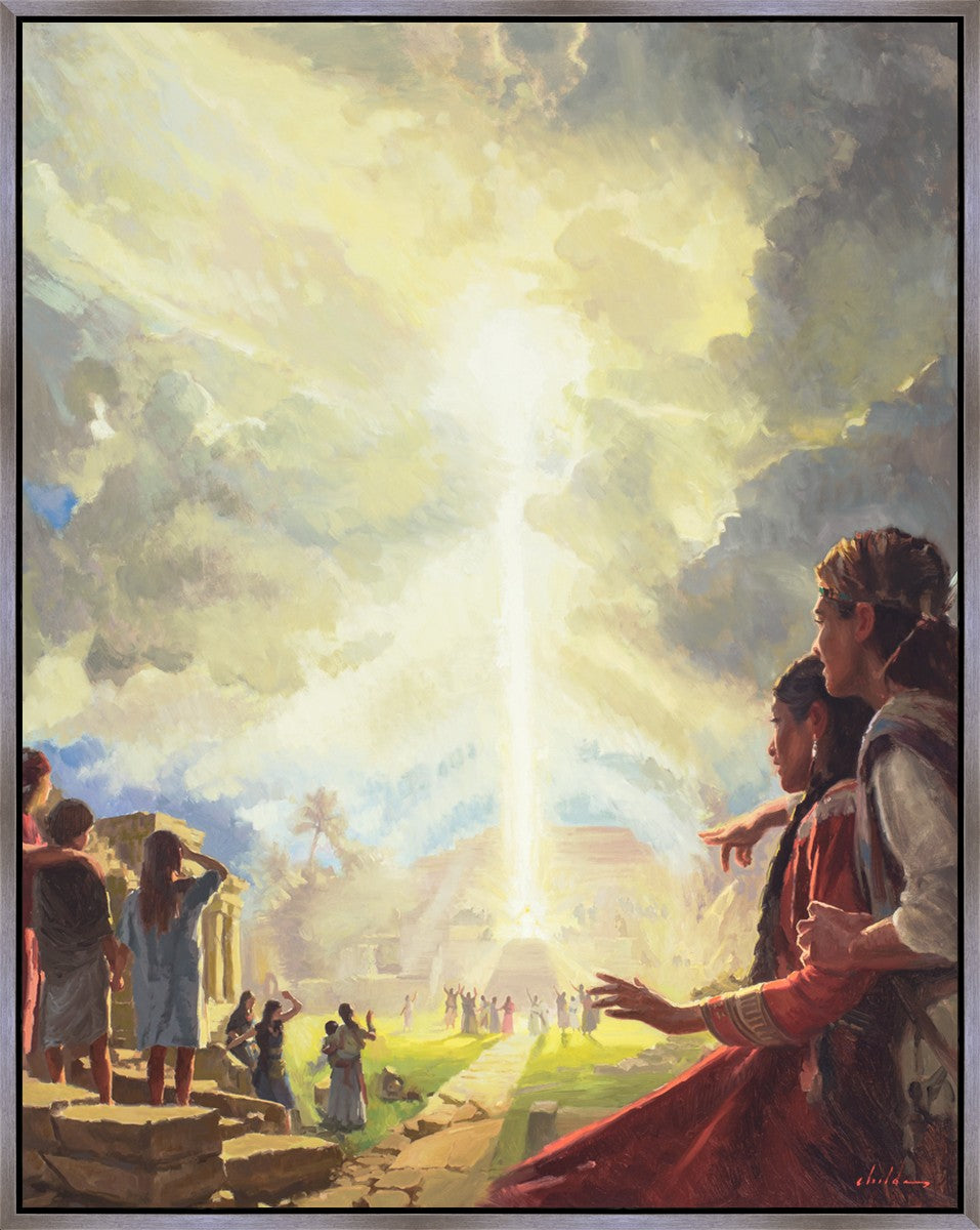 I Am The Light of The World Large Wall Art Gallery Wrap