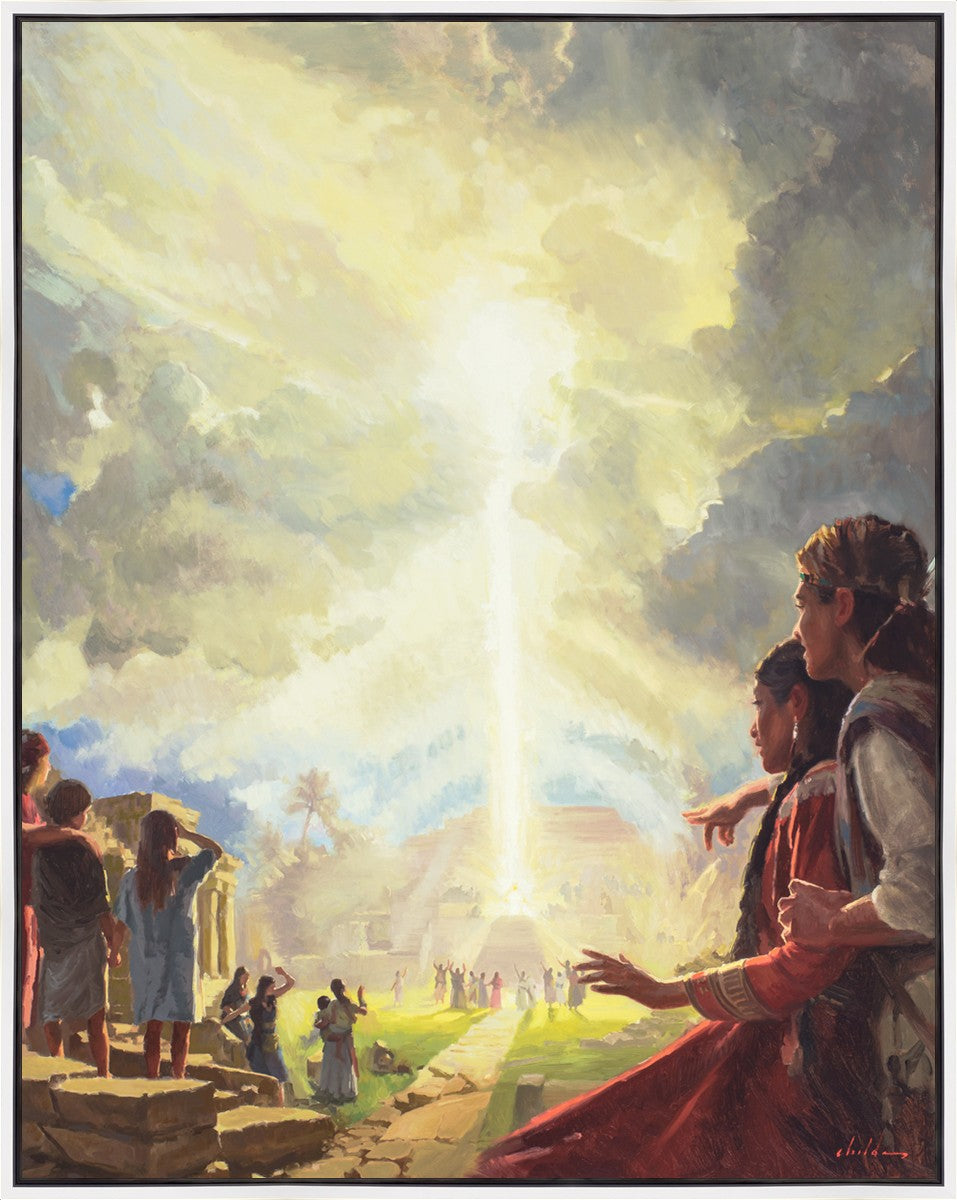 I Am The Light of The World Large Wall Art Gallery Wrap