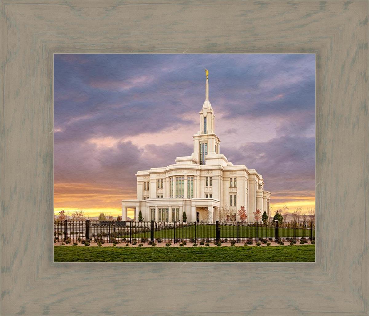 Payson Temple Storm Breaks